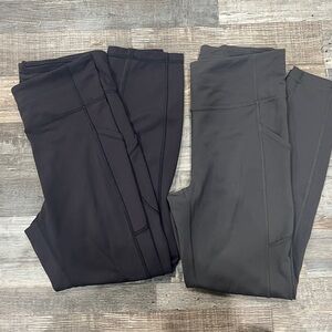 Lululemon Wunder Train High-Rise Tight with pockets (2 pair)